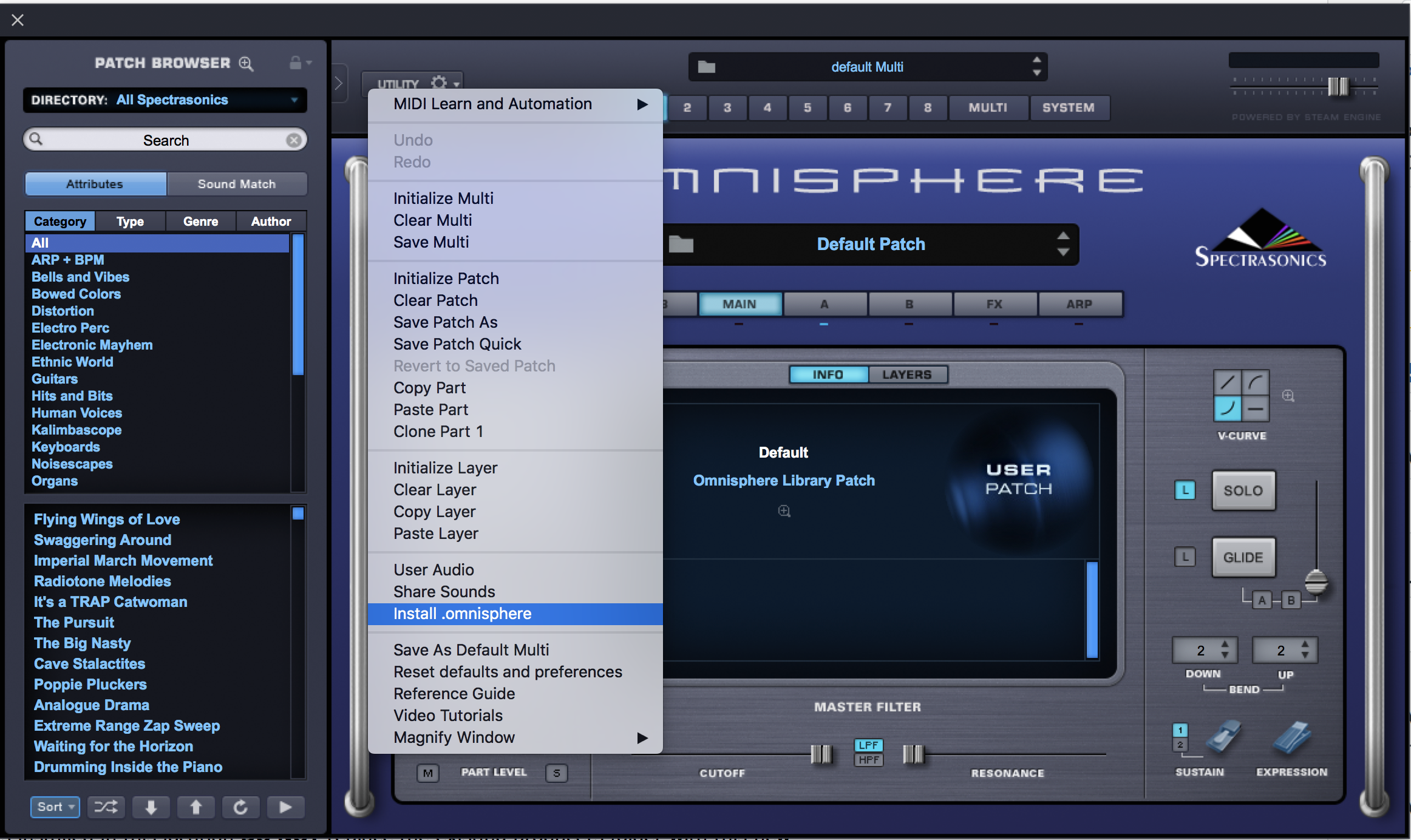 omnisphere 2.5 and mohave